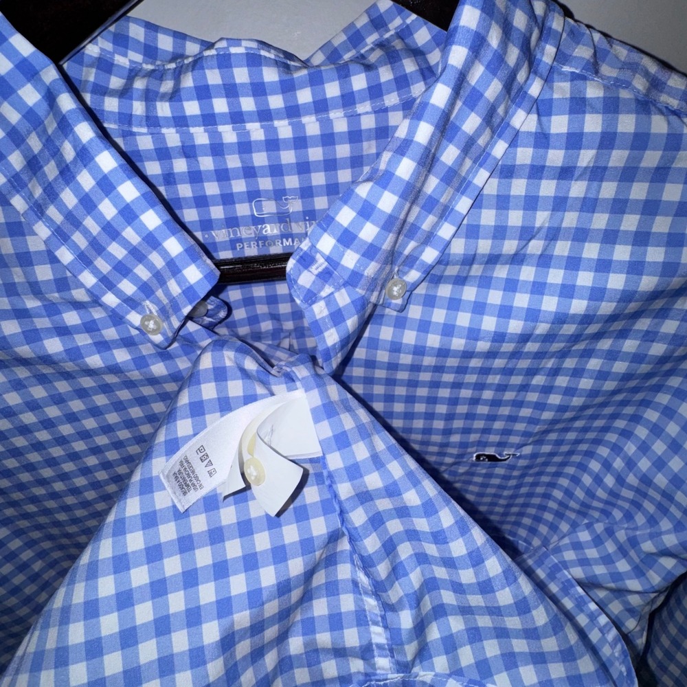 Vineyard Vines Performance Gingham‎ Button Down M… - image 7